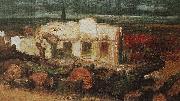 Arnold Bocklin Zerstortes Haus in Kehl painting